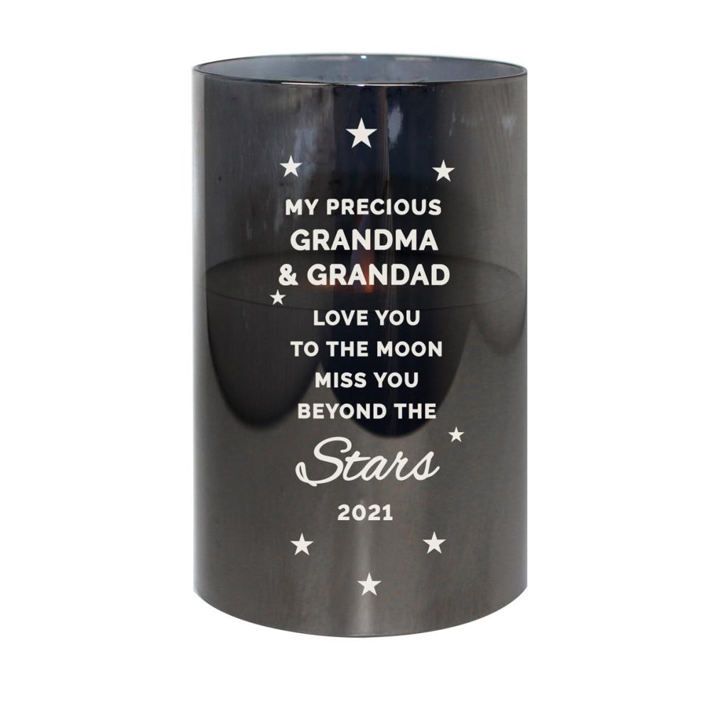 Personalised Miss You Beyond The Stars Black LED Candle £17.99